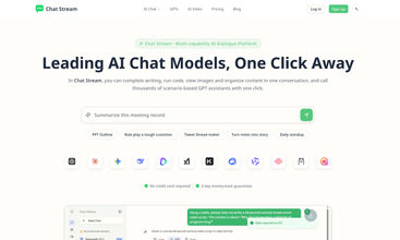 Chat Stream screenshot