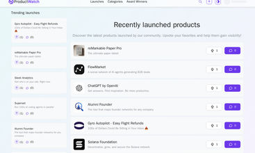 Product Watch screenshot