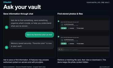 SVaultAI screenshot