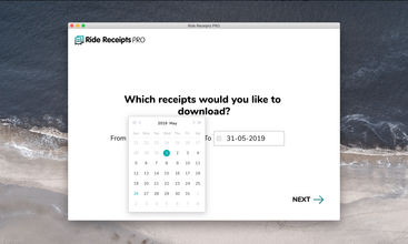 Ride Receipts screenshot