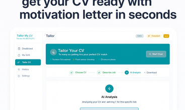 TailorMyCV screenshot