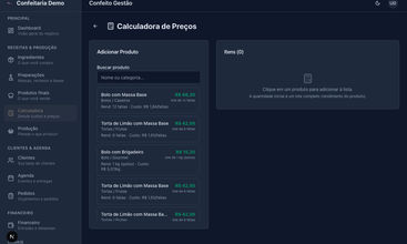 Confeito Gestão screenshot