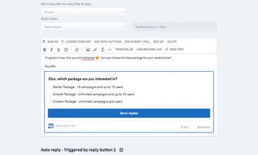 ReplyButton screenshot