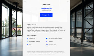 Hire.Video screenshot