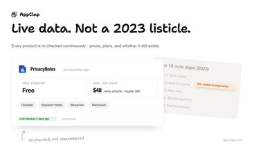 AppClap screenshot