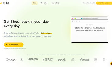 Voibe screenshot