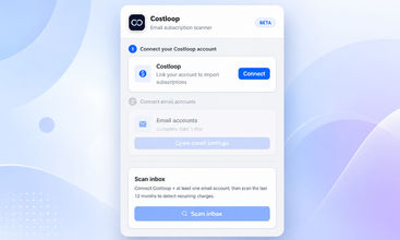 Costloop screenshot