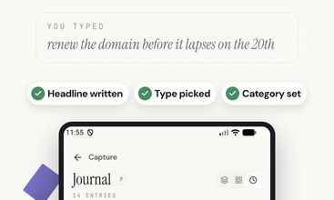 ThoughtLogger screenshot