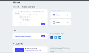 stepFORM screenshot