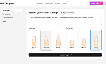 Nail Designer AI screenshot