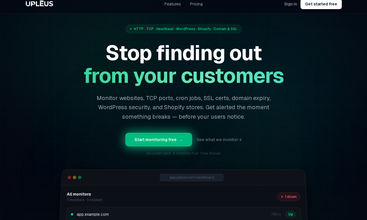 Upleus screenshot
