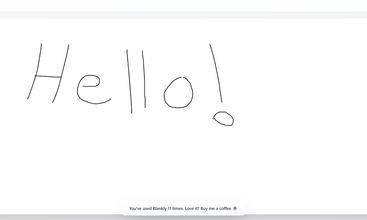 Blankly screenshot