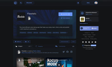 Projectium screenshot