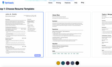 OptApply screenshot
