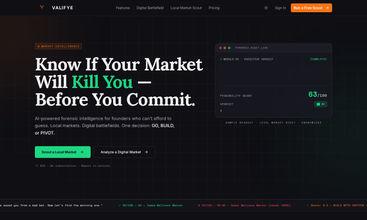 Valifye screenshot