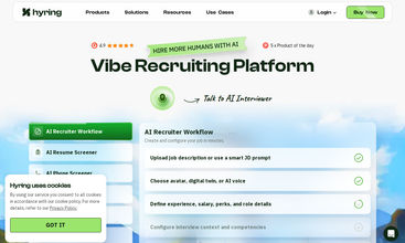 AI Interviewer by Hyring screenshot