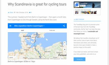 TravelMap screenshot