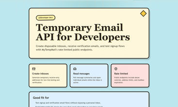 MyTempMail screenshot