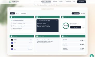 Dayboard screenshot