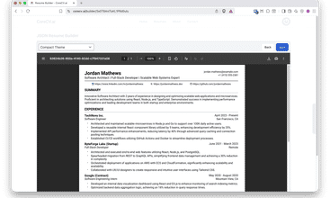 CoreCV.ai screenshot
