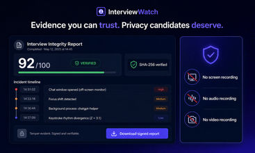 InterviewWatch screenshot