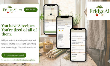 FridgeAI screenshot