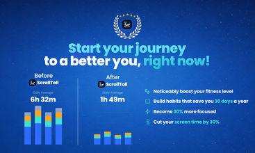 ScrollToll Screen-Time Gym screenshot
