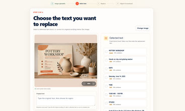 Image Text Editor screenshot
