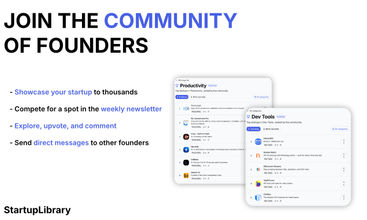 StartupLibrary screenshot