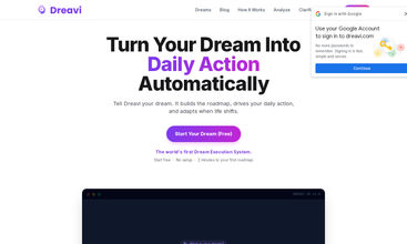 Dreavi screenshot