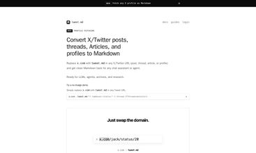 tweet.md screenshot