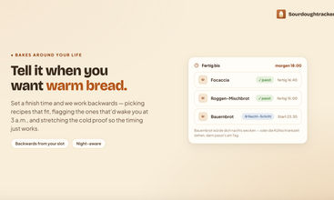 Sourdough Tracker screenshot