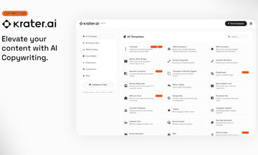 Krater.ai screenshot