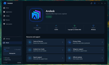 Andesk screenshot