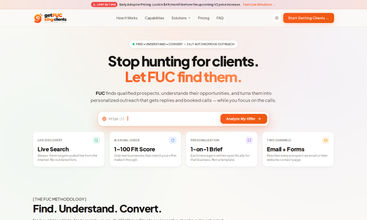 getfuckingclients.com screenshot