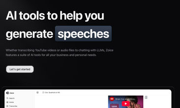 Zoice screenshot