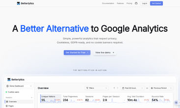 Betterlytics screenshot