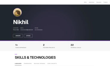 itsfolio.tech screenshot