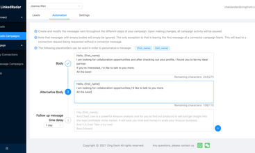 LinkedRadar screenshot