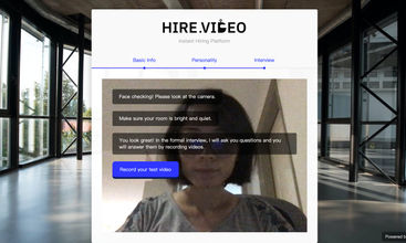 Hire.Video screenshot