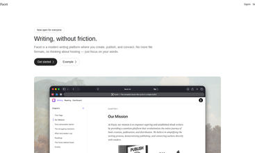 Facet screenshot