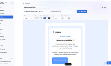 MailKite screenshot