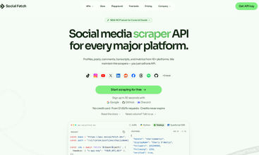 Social Fetch screenshot