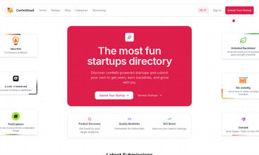 ConfettiSaaS screenshot