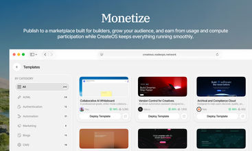 CreateOS screenshot