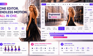 Motion Hero – GSAP Shopify scroll video screenshot