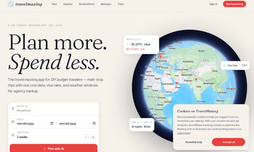 Travelmaxing screenshot