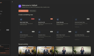 VidifyAI Studio screenshot