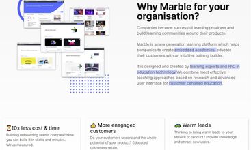 Marble screenshot