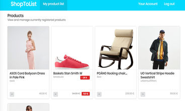 ShopToList screenshot